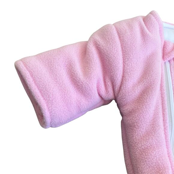 Baby Merlin's Magic Sleepsuit Sz Small 3-6 mo Pink Warm Cozy Swaddle Transition - Picture 9 of 11